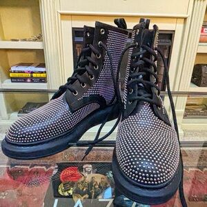 Alexander McQueen Studded Combat Boots 🖤✨